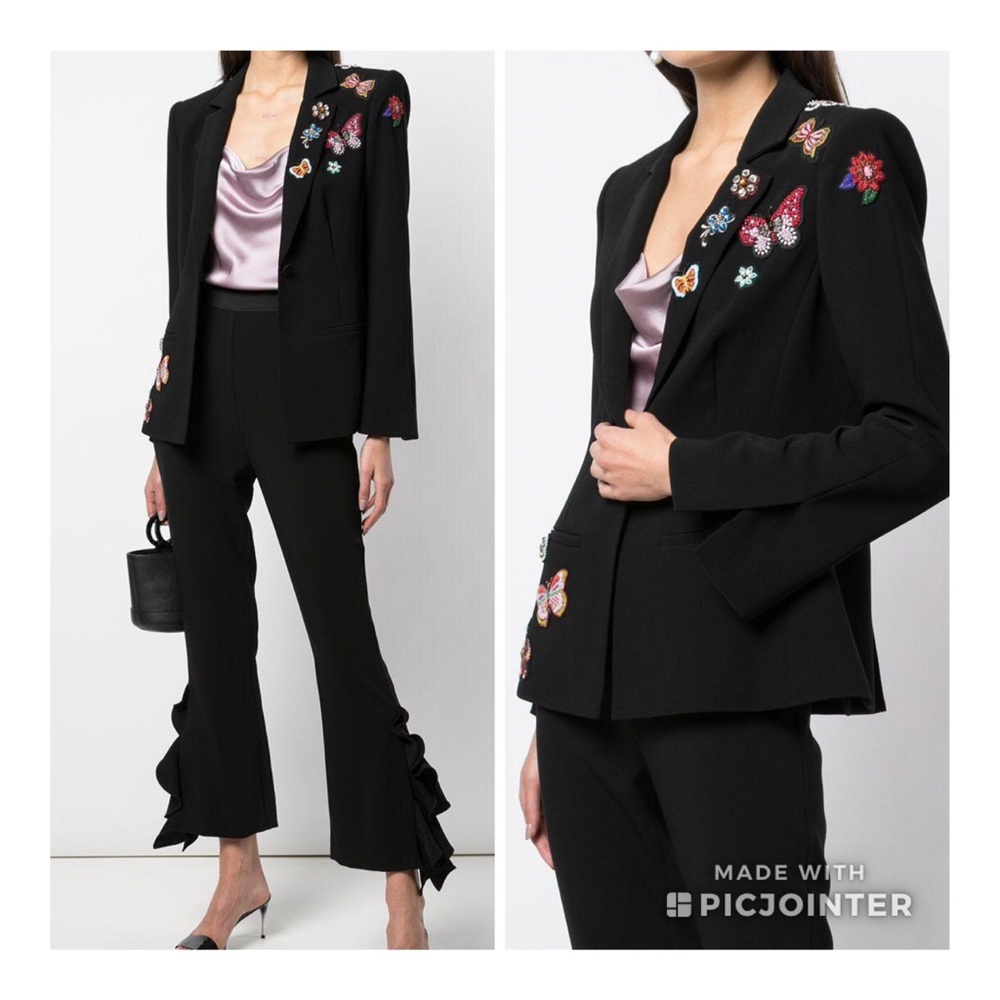 NWT Cinq a Sept Embellished Meadow Blazer